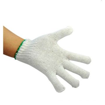 Guantes blancos Guantes de algodón y algodón para manos secas